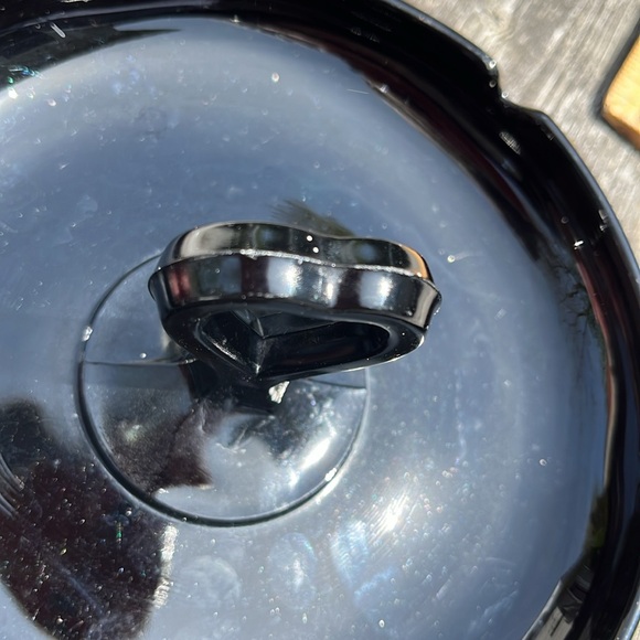 Vintage bonbon nut dish black amethyst - Picture 8 of 11